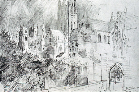 Canterbury Cathedral   Pencil